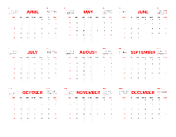 2025 Wall Calendar 11x17 folds to 8.5 x 11 ( Design 9)