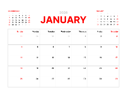 2025 Wall Calendar 11x17 folds to 8.5 x 11 ( Design 9)