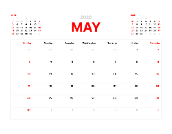 2025 Wall Calendar 11x17 folds to 8.5 x 11 ( Design 9)