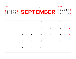 2025 Wall Calendar 11x17 folds to 8.5 x 11 ( Design 9)