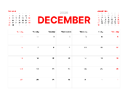 2025 Wall Calendar 11x17 folds to 8.5 x 11 ( Design 9)