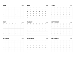 2025 Wall Calendar 11x17 folds to 8.5 x 11 ( Design 10)