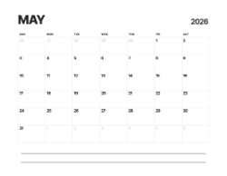 2025 Wall Calendar 11x17 folds to 8.5 x 11 ( Design 10)