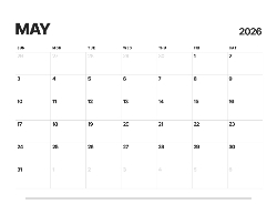 2025 Wall Calendar 11x17 folds to 8.5 x 11 ( Design 11)