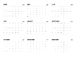 2025 Wall Calendar 11x17 folds to 8.5 x 11 ( Design 15)