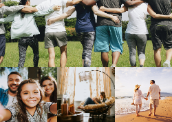 Desk calendar, spiral-bound with self stand (Design 10)