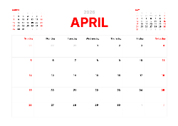 Desk calendar, spiral-bound with self stand (Design 10)