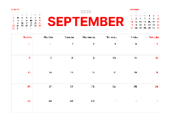 Desk calendar, spiral-bound with self stand (Design 10)