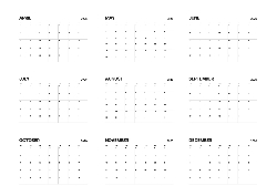 Desk calendar, spiral-bound with self stand ( Design 11)