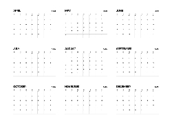 Desk calendar, spiral-bound with self stand (Design 13)