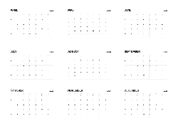 Desk calendar, spiral-bound with self stand (Design 15)
