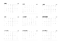 Desk calendar, spiral-bound with self stand (Design 16)