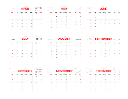 2025 Wall Calendar 11x17 folds to 8.5 x 11 ( Design 17)