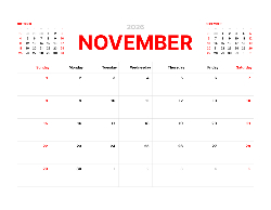 2025 Wall Calendar 11x17 folds to 8.5 x 11 ( Design 17)