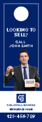 Coldwell Banker Door Hanger 4"x12" 2