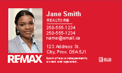 Business Card  (Remax - 21) Front