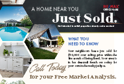 Postcard 4x6 Hexagon (Re/Max)