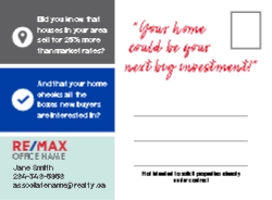 Postcard 4.25x5.5 (Re/Max - 10 )