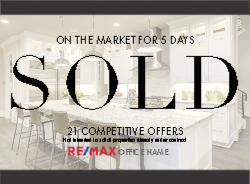 Postcard 4.25x5.5 ( Re/Max SOLD - 6)