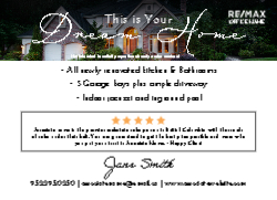 Postcard 5x7 (Re/Max Dream Home - 13)