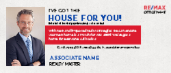 Postcard 8.5x3.5 (Re/Max The House for You - 12)