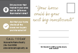 Postcard 4x6 (Century 21 - 10 )