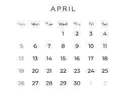 Nature Wall Calendar