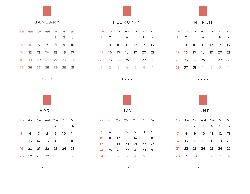 Nature Wall Calendar