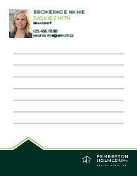 Pemberton Holmes Notepad 3