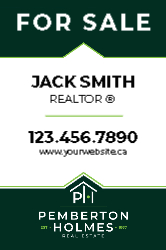 Pemberton Holmes A-Frame Sign 1