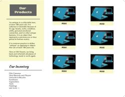 Vintage Tri-folded brochure