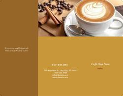 Coffee Product Trifold
