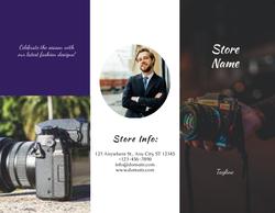 Online Store Marketing Tri-fold Brochure