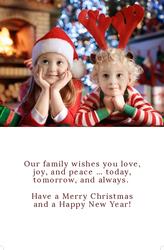 Christmas Card- 8.5x5.5 folded (Back&Front) - A8