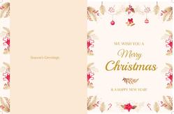 Christmas Card- 8.5x5.5 folded (Back&Front) - A38