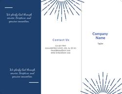 Trifold Church Brochure