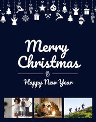 Flat Christmas Card- 4.25x5.5