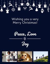 Flat Christmas Card- 4.25x5.5