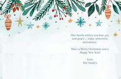 Christmas Card- 8.5x5.5 folded (Back&Front) - A40