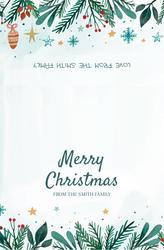 Christmas Card- 8.5x5.5 folded (Back&Front) - A2
