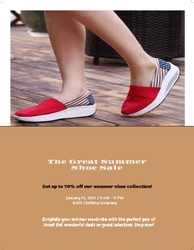 Fashion Shoes Sale Flyer
