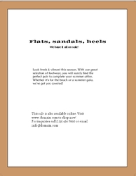 Fashion Shoes Sale Flyer