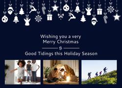 Flat Christmas Card-5x7 - B7