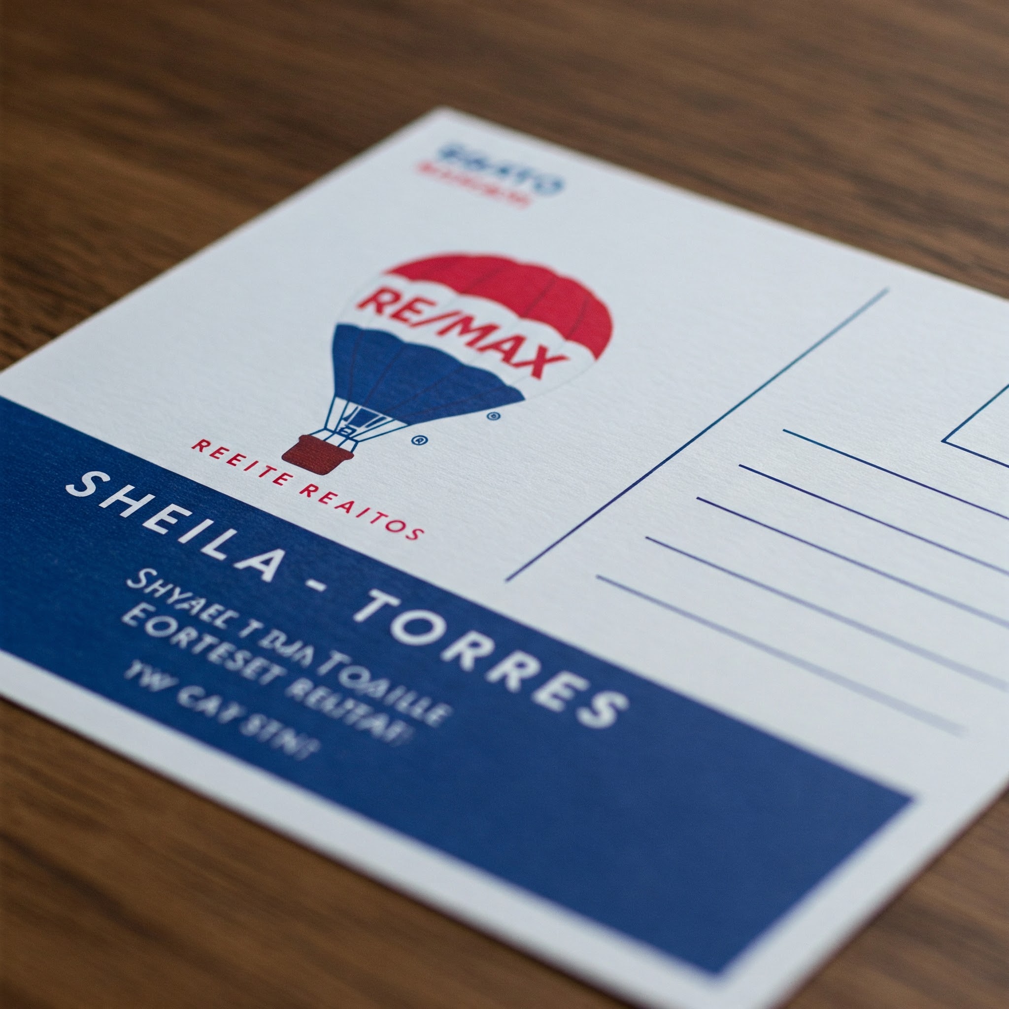 RE/MAX Postcards RE/MAX Postcard graphic design