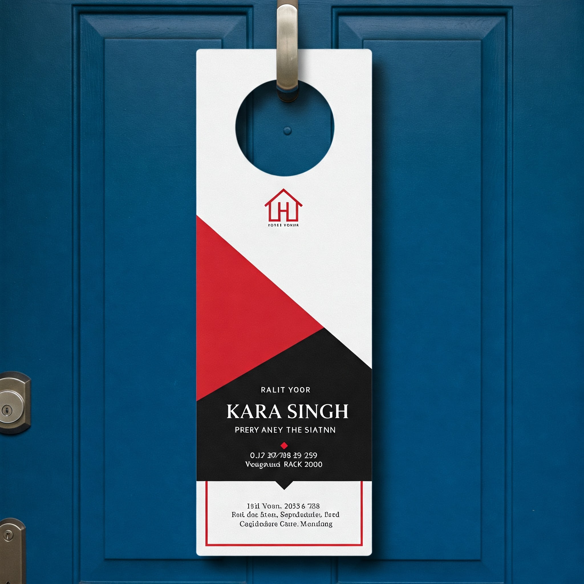 Royal LePage Door Hangers Royal LePage Door Hanger graphic design