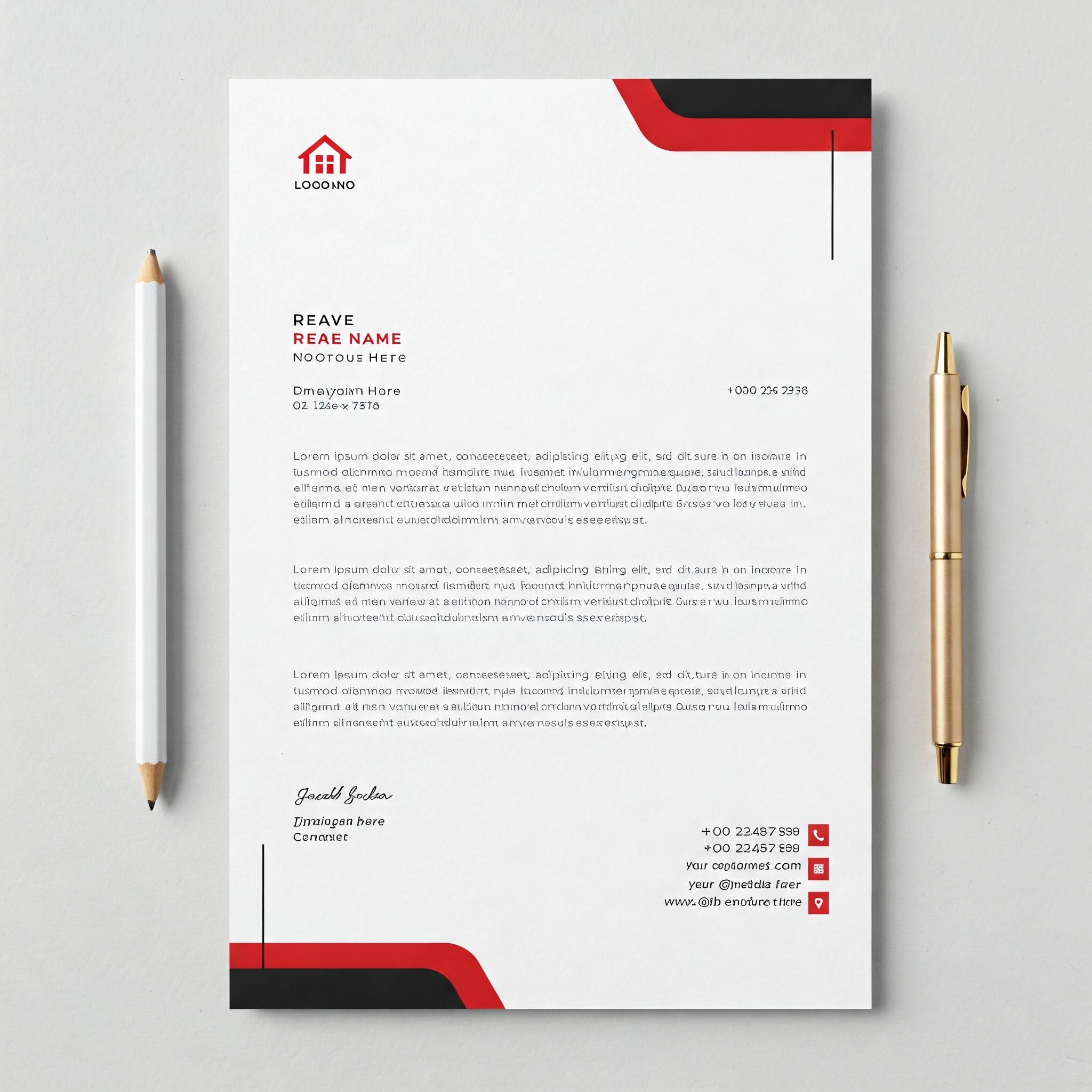Royal LePage Letterhead graphic design