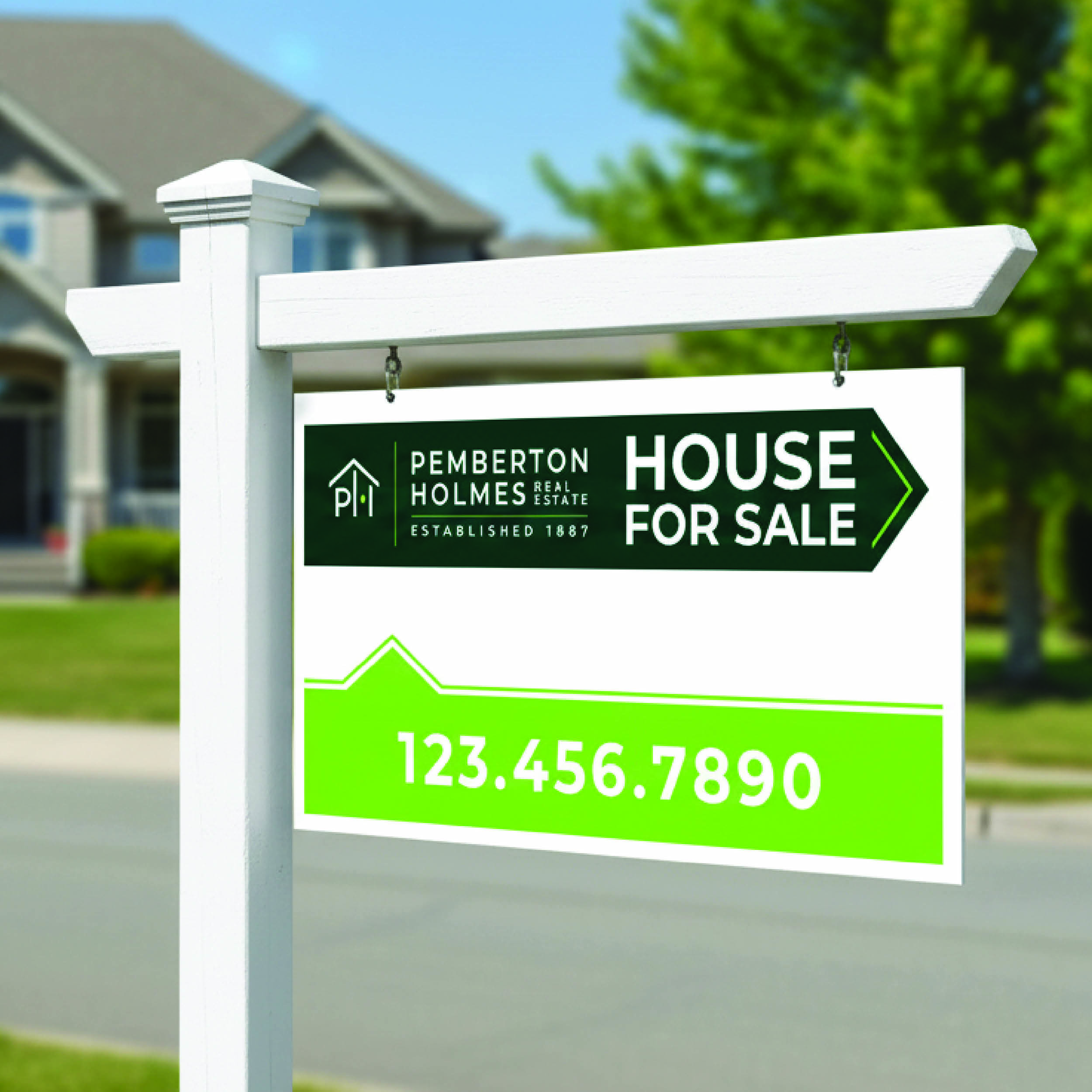 Pemberton Holmes Lawn Signs