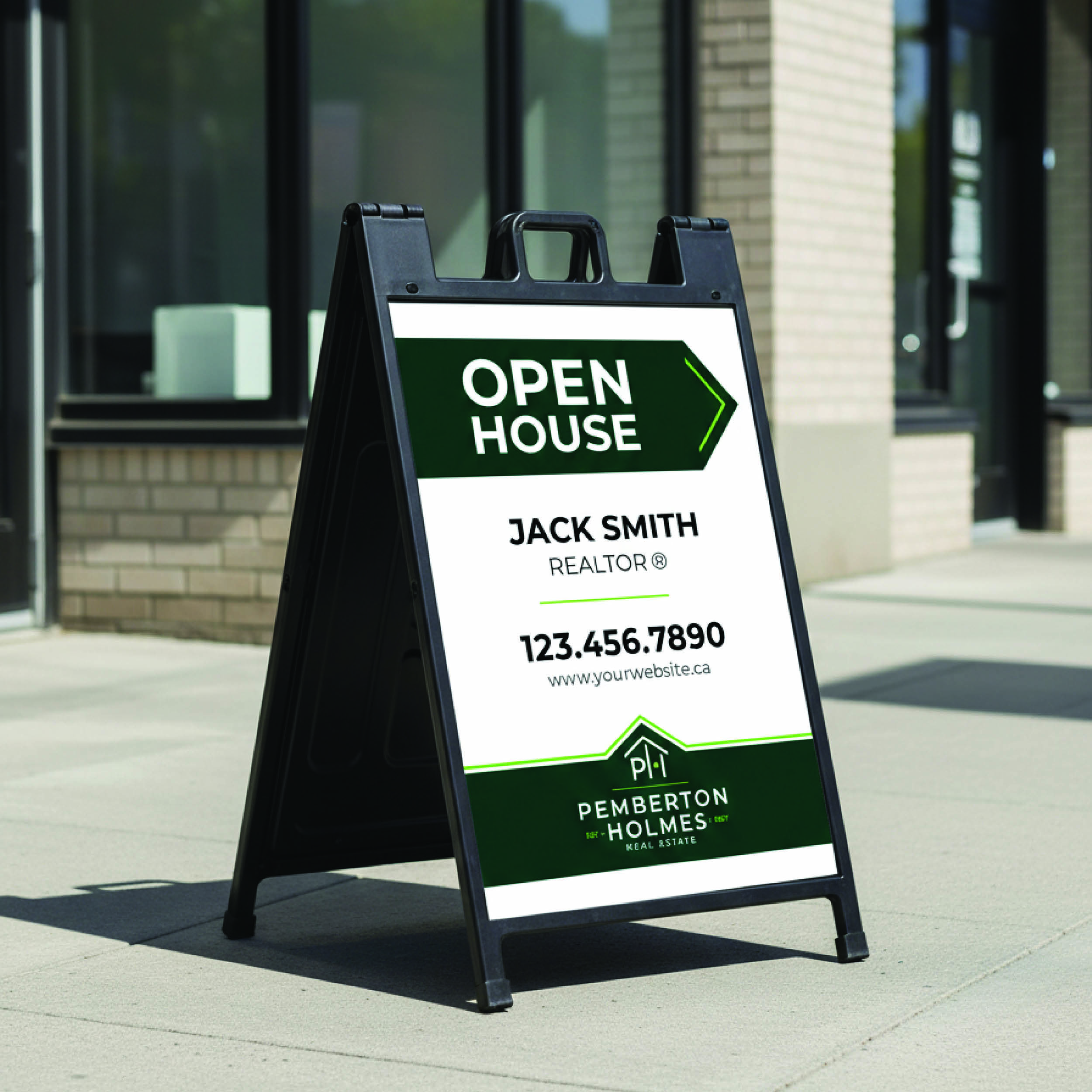 Pemberton Holmes A-frame Sign