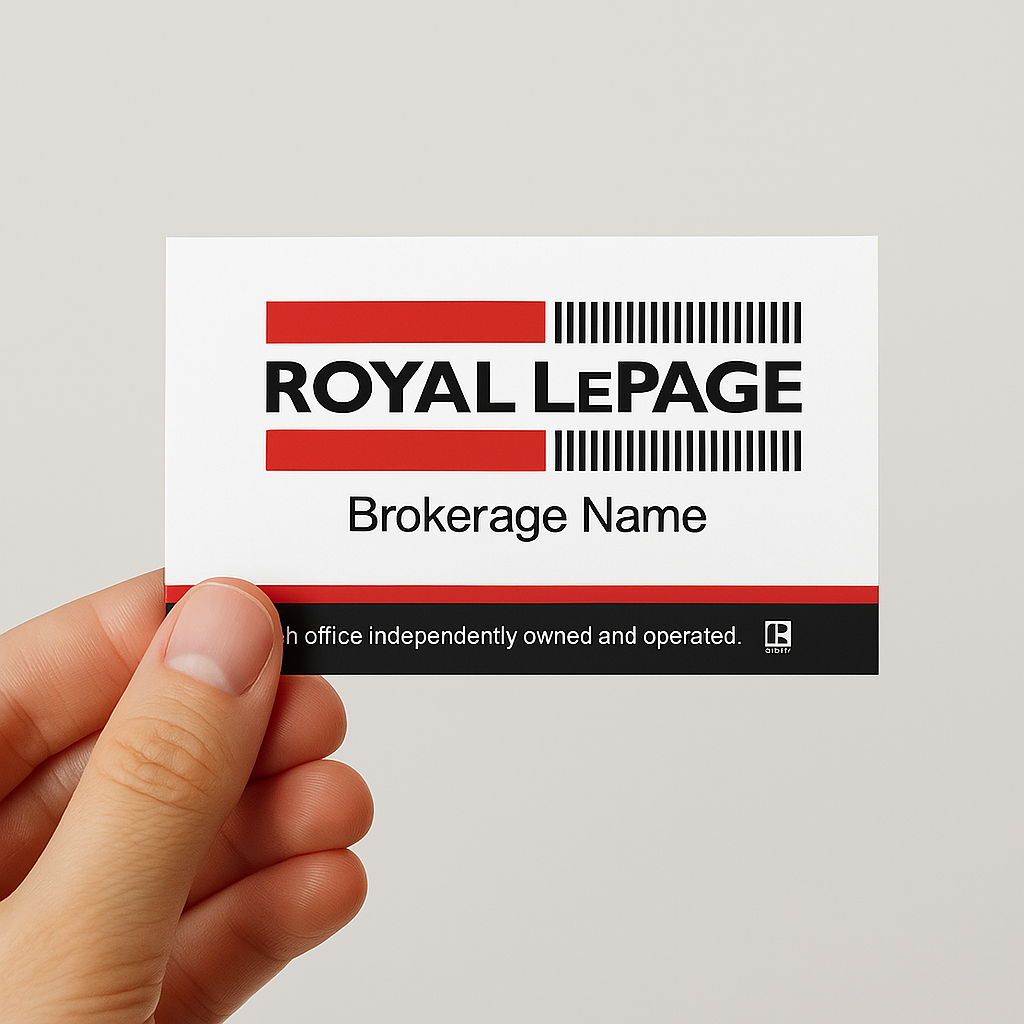 Royal LePage Business Card graphic design