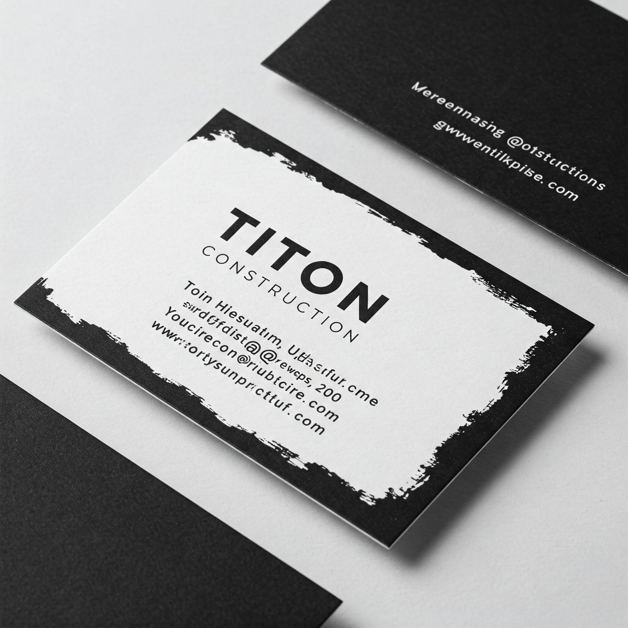 Painted Edge Business Cards